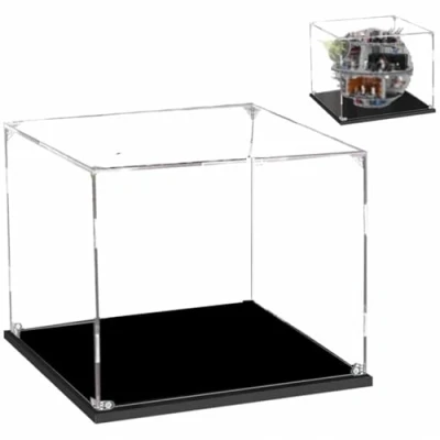 Imagen de Vitrina acrílica para Lego 75159 transparente a prueba de polvo (Estrella la muerte) (¡El modelo NO está incluido!)(3mm)