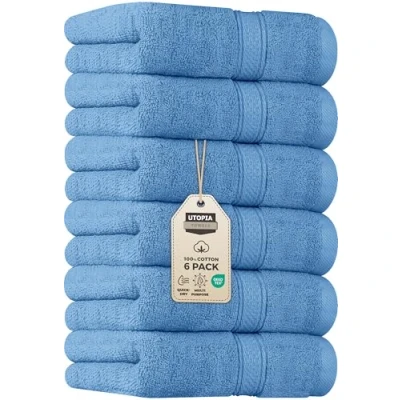 Imagen de Utopia Towels Juego de 6 Toallas algodón 600 g/m²
