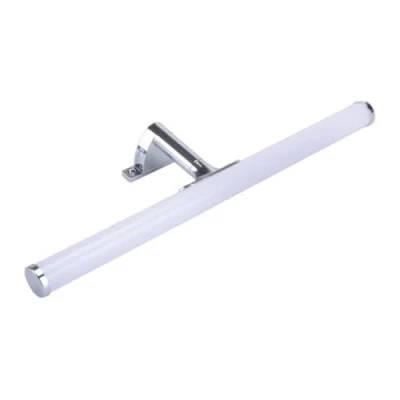 Imagen de BARCELONA Led Aplique espejo baño tubular 40cm 6W Lampara cromo, blanco neutro 4000K IP44