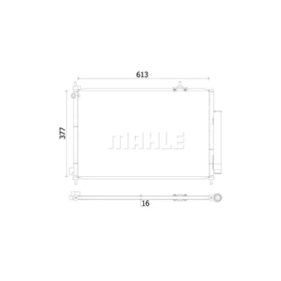 Imagen de MAHLE ORIGINAL AC 927 000S Condensador con secador 613 HONDA: CR V 2
