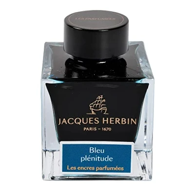 Imagen de Clairefontaine ES Jacques Herbin 14716JT Botella de tinta perfumada (50 ml), color azul