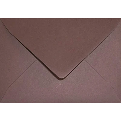 Imagen de Netuno 25 sobres, color rojo marrón DIN B6, 125 x 175 mm, 120 g, Keaykolour Port Wine de colores, sobres elegantes ecológicos para tarjetas invitación, cumpleaños,