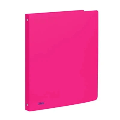 Imagen de Favorit Archivador de polipropileno neón 22 x 30 cm, 4 anillos redondos 15 mm, fucsia fluorescente