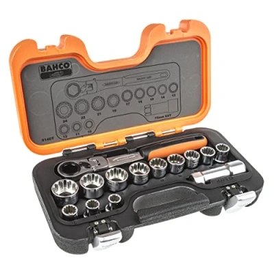 Imagen de Bahco S140T Juego De Vasos 14 Pzas.