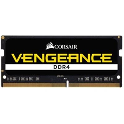 Imagen de Corsair Vengeance SODIMM 16GB (2x8GB) DDR4 2666MHz CL18 Memoria para Portátiles/Notebooks (Soporte Procesadores Intel Core™ i5 e i7 de 6ª Generación) Negro
