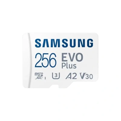 Imagen de Tarjeta De Memoria Microsd Samsung Evo Plus 256gb C10uhs + Adaptador Sim