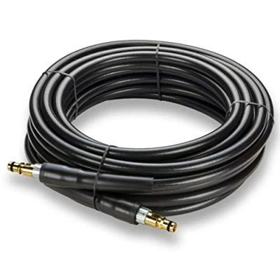 Imagen de Manguera de Recambio la Hidrolimpiadora Alta Presión Compatible con Kärcher K2 K3 K4 K5 K6 K7 Extensión Quick Connect Conectores Latón 10m KNOFER