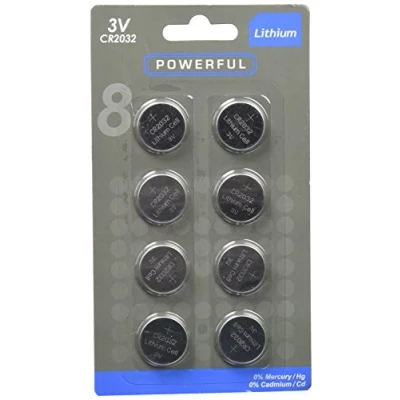 Imagen de Powerful Pilas boton 3v. cr2032 8p. blister 8