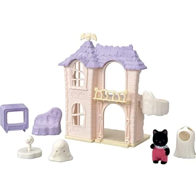Imagen de Sylvanian Families Gruseliges Spukhaus Casita de muñecas para niños, Talla: One Size, Multi coloured