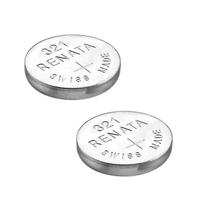 Imagen de Renata 321 SR616SW 2 pilas de reloj óxido plata sin mercurio, 1,55 V