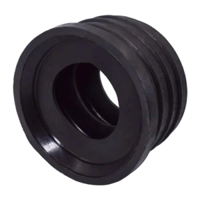 Imagen de SKIR&#039;CO (2 piezas) Funda de goma negra 50 x 32 mm para tubo drenaje, conector tubo, adaptador tubería, reductor