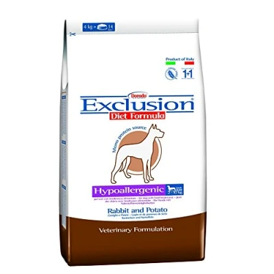 Imagen de Exclusion Perro con intolerancias, Conejo y Patatas, 2 kg.