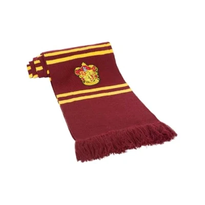 Imagen de Funidelia Bufanda de Gryffindor Harry Potter (Réplica oficial) para hombre y mujer Accesorios &amp; merchandising Regalos originales Navidad, cumpleaños otras celebraciones Granate