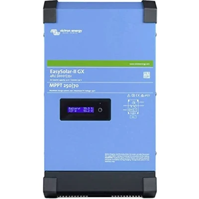 Imagen de Victron Energy Inversor EasySolar II GX 3000VA 48 Voltios 230V Cargador de Batería 35 amperios y Controlador Carga Solar MPPT 250V 70