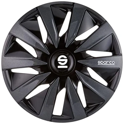 Imagen de SPARCO Lazio SPC1391BKGR Tapacubos 13in negro, gris