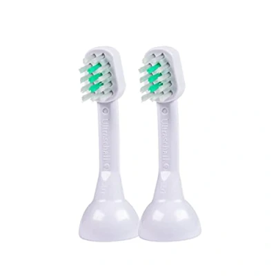 Imagen de emmi pet 2x A1 (S) Cabezales de Cepillo Dental Ultrasónico Pequeños 1.0 y 2.0 I Previene el Sarro, Combate Mal Aliento la Gingivitis Silencioso Sin Frotar