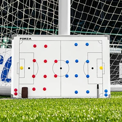 Imagen de FORZA Pizarras de Tácticas Fútbol Pizarra Blanca para Entrenamientos (Incluye Marcadores Lavables) (90cm x 60cm Tácticas)