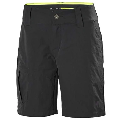 Imagen de Helly Hansen Mujer Pantalón Corto Cargo Secado Rápido, 28, Ébano