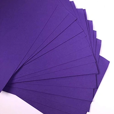 Imagen de Tarjetas A4 de color morado, 25 hojas, 160 g/m², tamaño