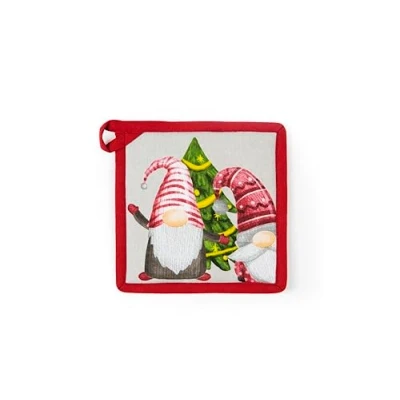 Imagen de Excelsa Gnomo Friends Presina de Cocina, 20 x 20, algodón Acolchado poliéster, con Ojal