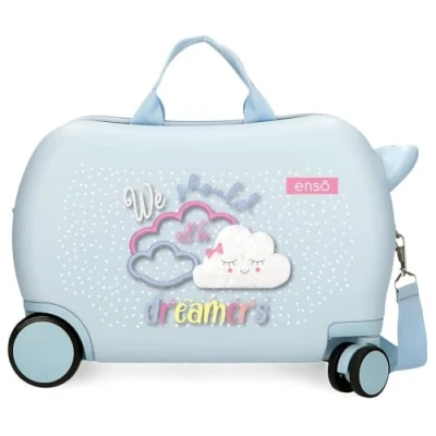 Imagen de Enso Dreamer Maleta Infantil Azul 45x31x20 cms Rígida ABS 27,9L 1,8 kgs 2 Ruedas Equipaje Mano
