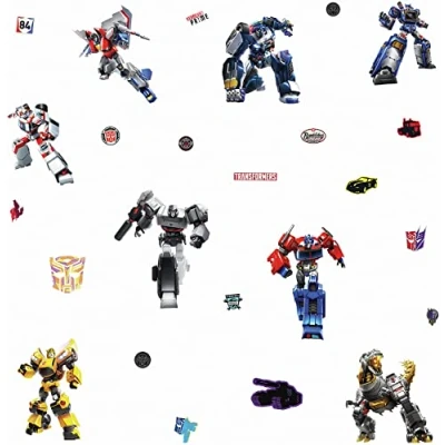 Imagen de RoomMates Transformers All Time Favorites Calcomanías de pared para despegar y pegar