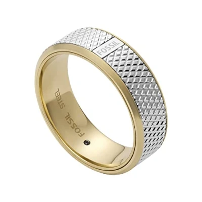 Imagen de Fossil Anillo, Hombre, Talla: 63, Bicolor