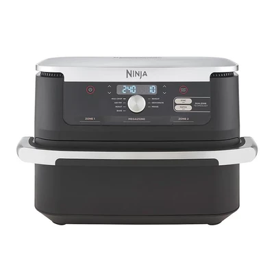 Imagen de Freidora De aire Ninja FlexDrawer 7 en 1 AF500EU, 2470 W, Programas, Capacidad 10.4l, 40C a 240C, Negro
