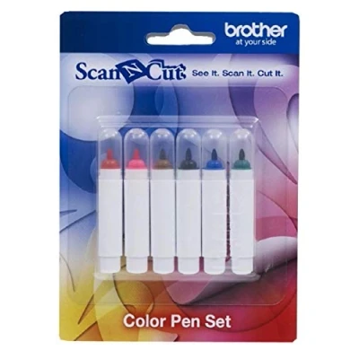 Imagen de Brother CAPEN1 Scan N Cut Kit de rotuladores, Color Blanco