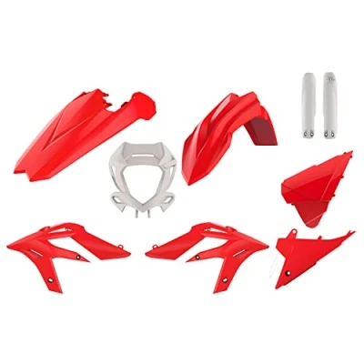 Imagen de Polisport 91059 Kit de Réplicas Plásticas Enduro para los que buscan la calidad OEM motocicletas BETA en color rojo/blanco