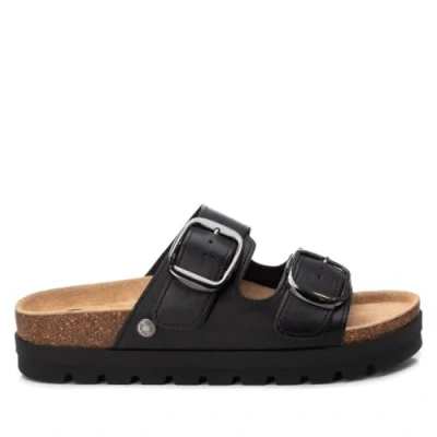 Imagen de REFRESH Sandalia Mujer Negro Calzado Cómodo y Versátil Moda casual Modelo 17272103 (Talla 40)