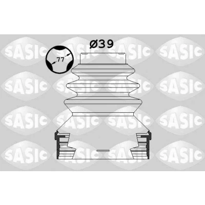 Imagen de SASIC 1900002 Fuelle Palier lado de engranaje PEUGEOT: 407 Berlina, 406 307 Hatchback, CITROËN: C5 I C4 Picasso 1, Coupé