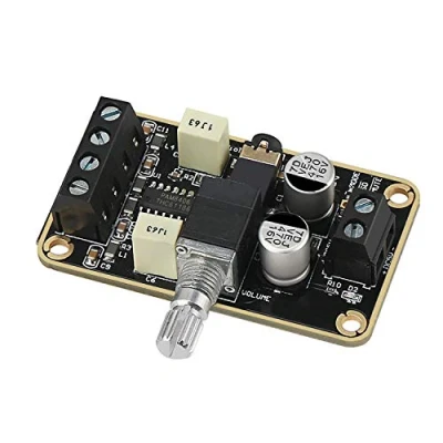 Imagen de DollaTek PAM8406 Tablero del Amplificador de Potencia Digital 5W + Inmersión Dorado Estéreo Amp 2.0 Dual Channel Mini Class D DC5V Amplifique el módulo Circuito Bricolaje