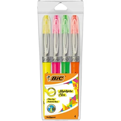 Imagen de Bic Atlantis Pack 4 marcadores fluorescentes