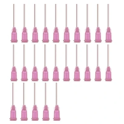 Imagen de jeringa de plástico Luer Lock, punta roma 20 g, herramientas medición para medir, brillo labios, relleno líquidos, dispensación, manualidades, aplicador pegamento