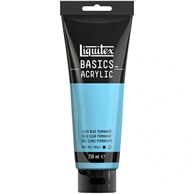 Imagen de Liquitex Basic Acrylic Tubo de Pintura Acrílica, 250 ML, Azul (Azul Claro Permanente Nuevo)