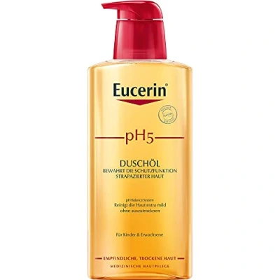 Imagen de Eucerin pH5 Duschgel bewahrt die Schutzfunktion strapazierter Haut, 400 ml Gel