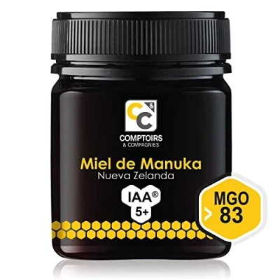 Imagen de COMPTOIRS ET COMPAGNIES Miel de Manuka MGO 83 IAA5+ Nueva Zelanda 250g