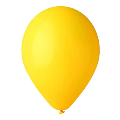 Imagen de Paquete 100 globos en latex natural Premium Quality G120 (Ø 33cm / 13&quot;), amarillo