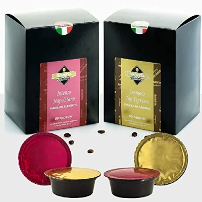 Imagen de Barista Italiano 100 Cápsulas Compatibles con las maquinas A Modo Mio®* (100 Variedad de café)