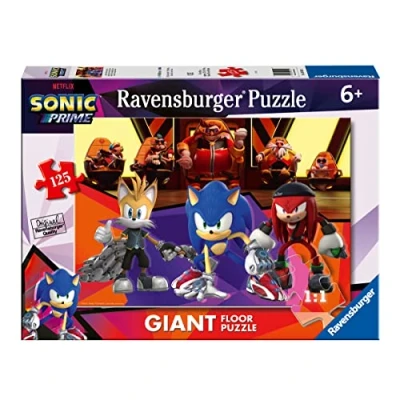 Imagen de Ravensburger Puzzle Sonic, Colección 125 Giant Suelo, Piezas, para Niños, Edad Recomendada 6+ Años