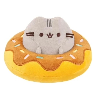 Imagen de Aurora, 61573, Pusheen in a Chocolate Donut, 5In, Soft Toy, Grey