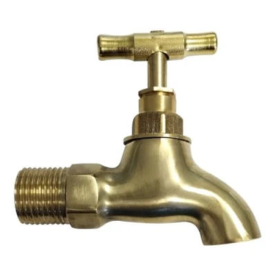 Imagen de S&amp;M 551123 Grifo de jardín regulable en latón, Color Dorado, 1/2&quot;