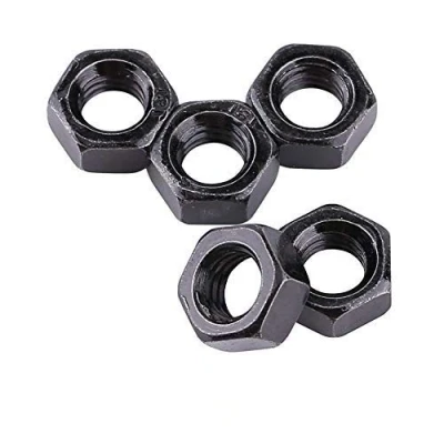 Imagen de 100 Unids/set M2 M5 Hilo Métrico Hexagonal Tuercas Negro Zinc Plateado Acero al Carbono Hexagonales Kits para Sujetador de la máquina(M3)
