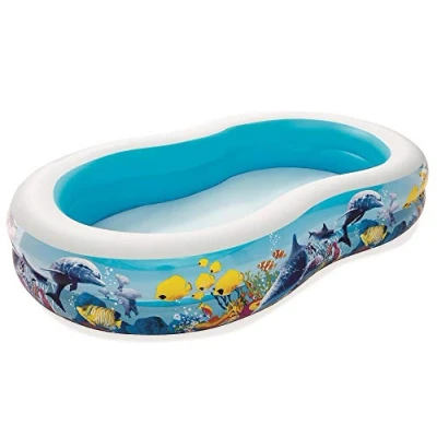Imagen de Bestway 54118 Piscina Hinchable Infantil Fondo Marino, 262 x 157 46 cm, Multicolor
