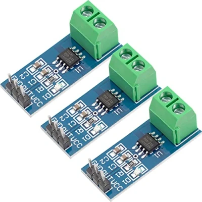 Imagen de AZDelivery 3 x ACS712 Sensor de Corriente 20A módulo Rango medición Compatible con Arduino E Book Incluido!