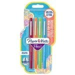 Imagen de Paper Mate Flair Bolígrafos de punta fieltro, divertidos. 4 unidades.