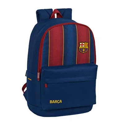 Imagen de Safta 612029868 Mochila doble con cantoneras adaptable a carro FC Barcelona