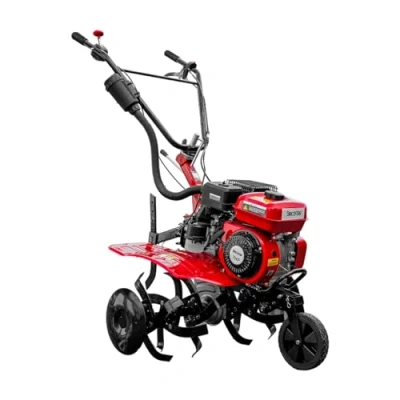 Imagen de MOTOAZADA ARADO MECANICO 7HP 2+1 VELOCIDADES con Ruedas Grandes 400X8, Cuchillas y asurcador Incluso