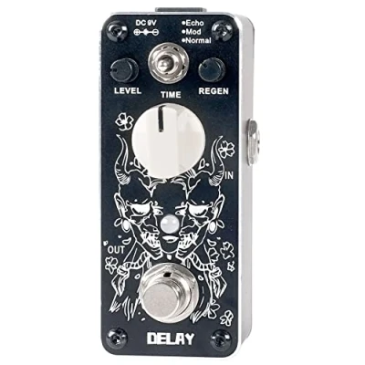 Imagen de Sondery digital delay Pedal efecto guitarra, True Bypass, 3 modos de modulación eco y normal Mini size